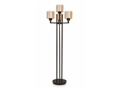 Gaisma lampa stends stends melns gaismoti lampa zelts stikls