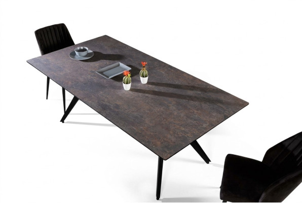 Izvelkamais ēdamistabas galds virtuves galds koksne melns galds