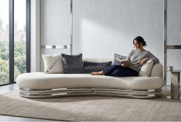 Trijvietīga dīvāns Ar Stoffsofa Polster Weiß Modern Loveseat Sitzer Sofa 3