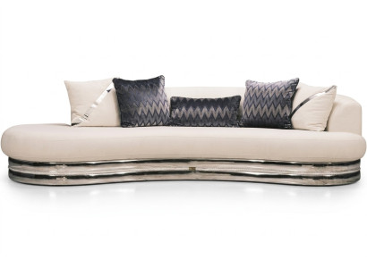 Trijvietīga dīvāns Ar Stoffsofa Polster Weiß Modern Loveseat Sitzer Sofa 3