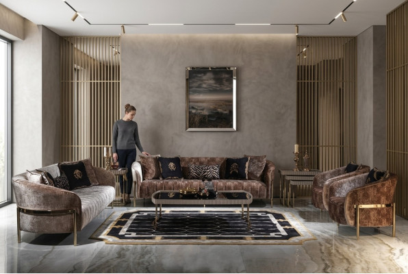 Sofagarnitūra ar trim knaģiem, krēsls, bezāas auduma sofa, mīkstajā mēbelēs, moderna sofa