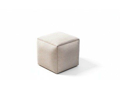 Hocker, sēdekli, polsterhocker, auduma sēdekli, beige grima sēdekli, moderns