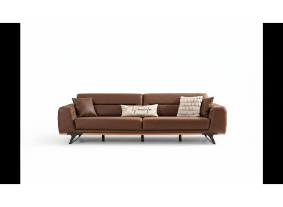 Chesterfield četrvieta sēdētsprieguma mākslīgās ādas bruņurupuci brūna gulta 4 vietu polstersofa.