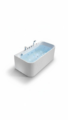 Vanna Masāžas burbuļvanna Masāžas sprauslas ar LED Gaismām Ergonomiska atpūta Kannā