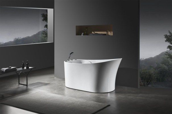 Viesistaba Jaccuzi Ovala vanna Mājas spa Iekštelpu vanna Wirpool.