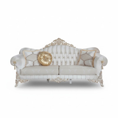 Dīvāns 3-vietīgs auduma Chesterfield dīvāns trīs vietīgs jauns