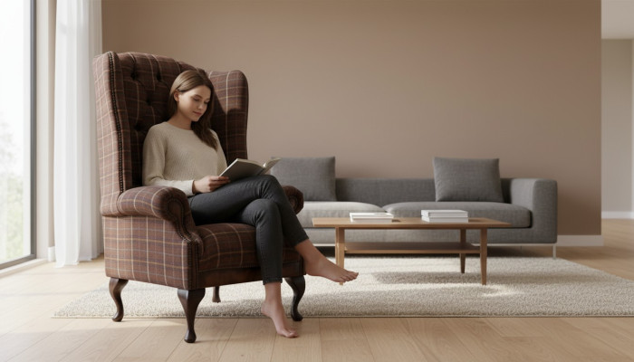 Chesterfield dizaina sofa krēsls dīvāns polster ohrensessel 1 vietas jauns