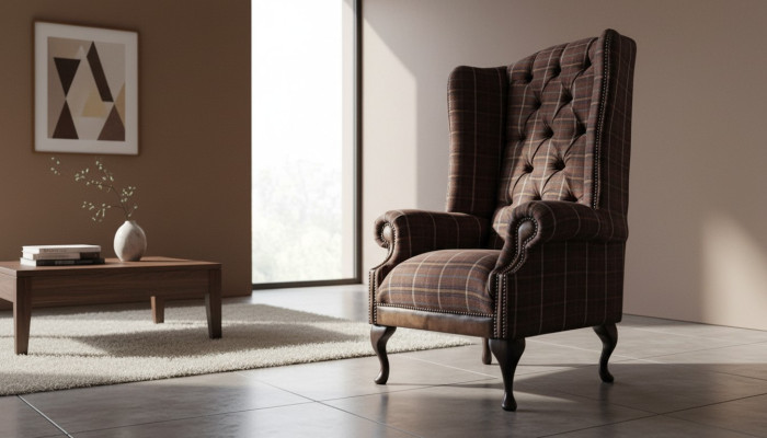 Chesterfield dizaina sofa krēsls dīvāns polster ohrensessel 1 vietas jauns