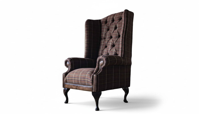 Chesterfield dizaina sofa krēsls dīvāns polster ohrensessel 1 vietas jauns