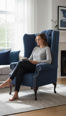 Chesterfield auskaru krēsla atpūtas krēsls krēsla polster suga tekstils 1 sēdvieta