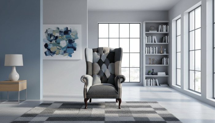 Ohrensessel Chesterfield Sofa Dīvāns Polster 1 Sēdeklis Foto Sofās Tekstils