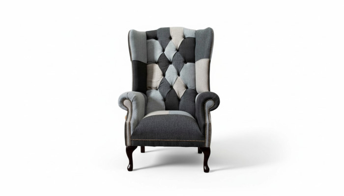 Ohrensessel Chesterfield Sofa Dīvāns Polster 1 Sēdeklis Foto Sofās Tekstils