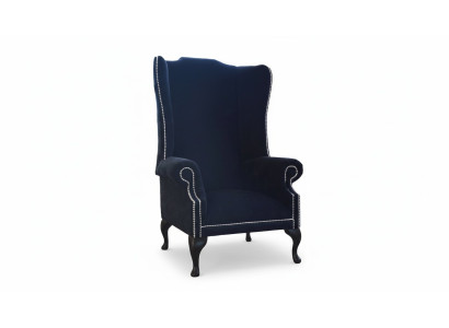 Chesterfield ausiera krēsls dizains luksusa auduma mēbelēm tekstils 1 vietas paklājs