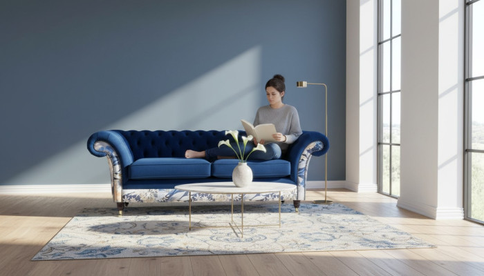 Chesterfield Royal Zila velvet dīvāns polster sēžamvieta Lounge dīvāni dīvāni