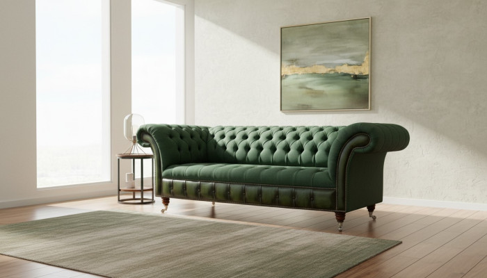 Chesterfield Sofa 3 sēdvietu dīvāns Polster audums āda dīvāns audums jauns