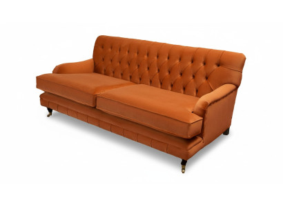 Trīs vietas dīvāns 3 sēdvietas audums Chesterfield moderns dizains dzīvojamā istaba dīvāns
