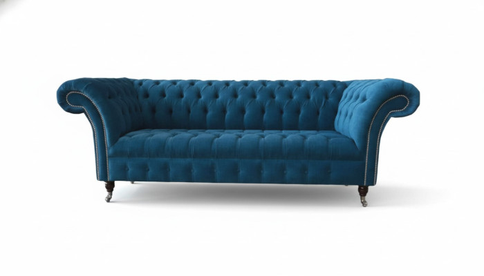 Trīsvietīgais dīvāns Chesterfield dīvāns dizaina dīvāni dīvāni auduma tekstils