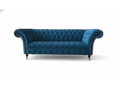 Trīsvietīgais dīvāns Chesterfield dīvāns dizaina dīvāni dīvāni auduma tekstils