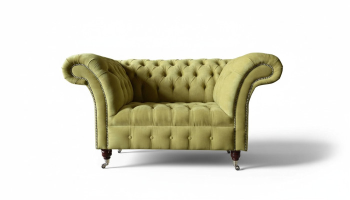 Chesterfield krēsls tekstila dizaina dīvāns audums dīvāns mīkstajiem audumiem pelēks jauns
