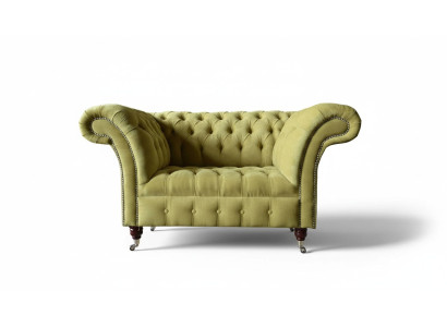 Chesterfield krēsls tekstila dizaina dīvāns audums dīvāns mīkstajiem audumiem pelēks jauns