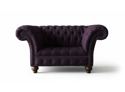 Dizainas Chesterfield auduma dīvāns Krēsla 1,5 sējvieta nosedza sofā desmitpadsmitлоi.