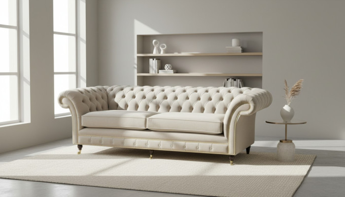 Dīvāns Sofa Polster 3 Vietīgs Dīvāni Sēdvietas Dīvāni Trīsvietīgs Chesterfield