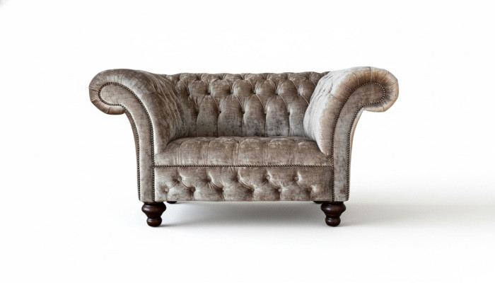 Chesterfield krēsla dīvāns 1-vietīga dīvāna teksta auduma dīvāns polster telpas.
