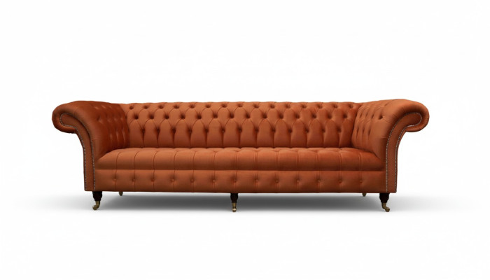 Britu Chesterfield polsterēts luksusa dīvāns dizains dīvāns klasiskās dīvāns 4 vietīgais
