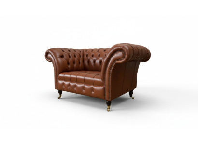 Chesterfield dizaina auduma dīvāns krēsls 1,5 sēdvietu polstermēbeles lounge