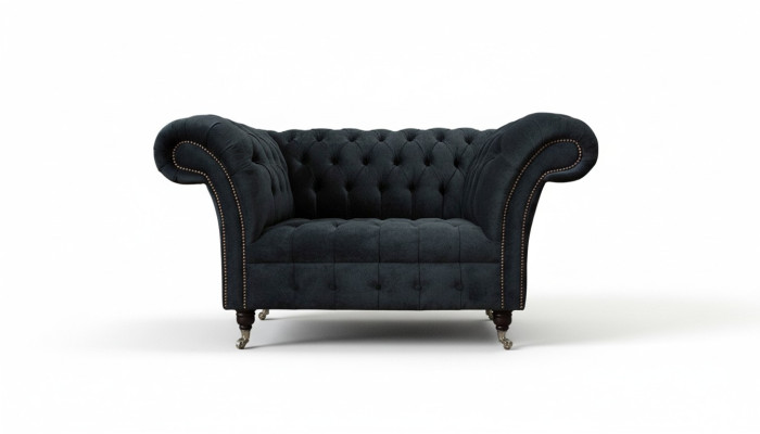 Chesterfield dizaina dīvāns krēsla pārklājums luksusa tekstila dīvāns vienvietīgs.