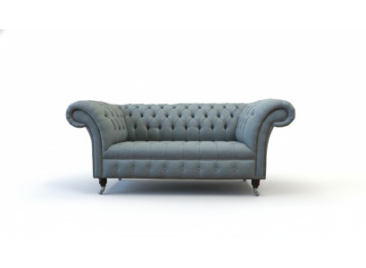 Chesterfield biroja mēbeles mīkstie dīvāni sofa divvietīgi tekstila griķi.
