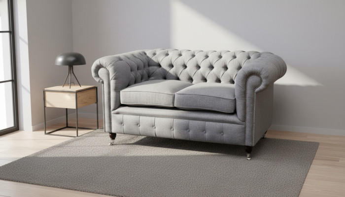 Chesterfield biroja mēbeles iekārtas dīvāni kanapē 2 vietas aud) Griestveida.