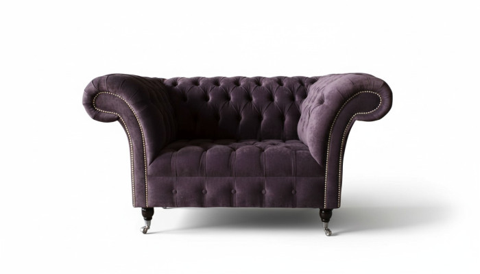 Krēsls Chesterfield velvets vienvietīgs luksusa krēsls dīvānovēlāja jaunsdzimts sēžamvieta