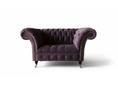Krēsls Chesterfield velvets vienvietīgs luksusa krēsls dīvānovēlāja jaunsdzimts sēžamvieta