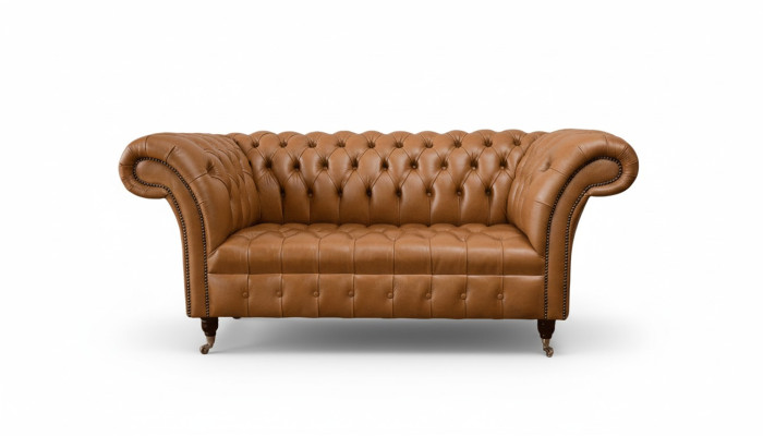 Chesterfield auduma dīvāns, auduma dīvāns biroja mēbeles angļu stils.