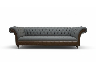 Angļu Chesterfield luksusa tekstila dīvāns, četrvietīgs dīvāns, polsterējuma dizaina auduma dīvāni.