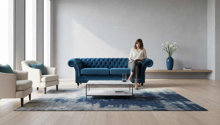 Dizainas Dīvāns 3 vietu dīvāns Polster Luxus Tekstilas Dīvāni Chesterfield Jauns