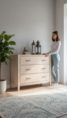 Dizainu komoda koka skapis komodes bezgaisa Itālijas mēbele konsole