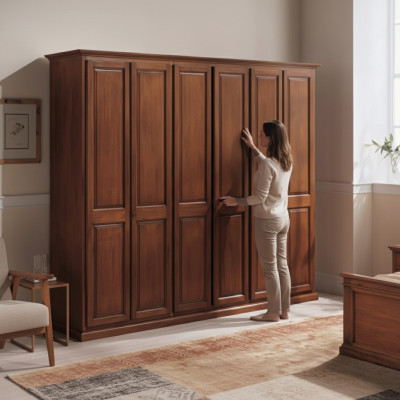 Itāļu iekārtojums skapis guļamistabas garderobe mēbeles Jauns