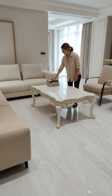 Dzīvojamā istaba Izcils galds Elegantais Couchtisch Charme dzīvojamā istabas mēbeles