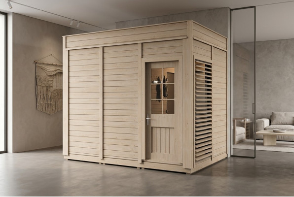 Sauna koka Woodpro dārza koka pirts āra pirtis sausa pirts 345x245x318