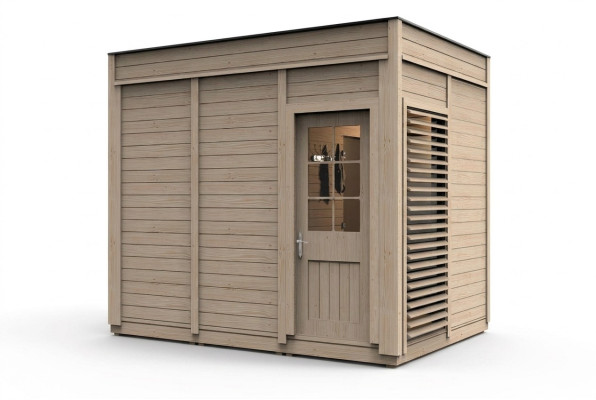 Sauna koka Woodpro dārza koka pirts āra pirtis sausa pirts 345x245x318