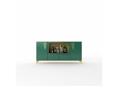 Sideboard Luxus jauns Zaļais konsols Sideboards Modernas dzīvojamās istabas skapji koka preces