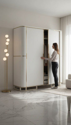 Guļamistabas skapis Materiāls Koks Skapis Moderns jauns Luksuss