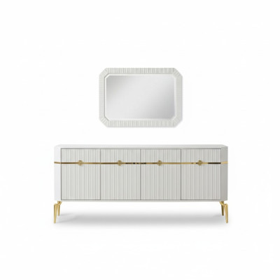 Sideboard Spiegel Dizaina Mēbeles Konsole Koksnes dzīvojamā istaba Dizainers