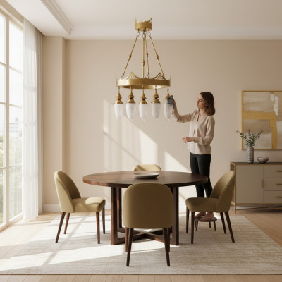 Gaisma Gaismas avīze Lampa Kristālla lampa Griesti lampa Lukturi 60x125