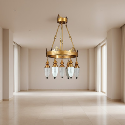 Gaisma Gaismas avīze Lampa Kristālla lampa Griesti lampa Lukturi 60x125