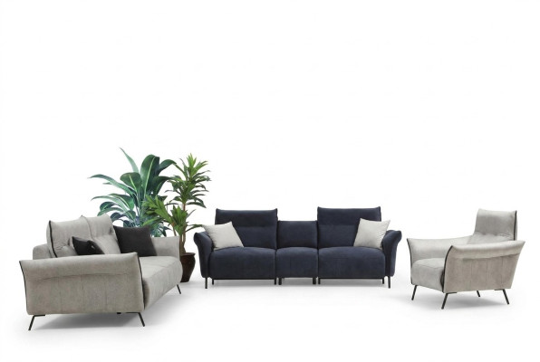 Sofas komplekts Dzīvojamās istabas dīvāns komplekts Polster mēbeles Luksusa krēsls Moderns dizains Jauns