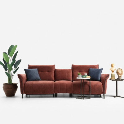 Dizainera dīvāns dzīvojamā istaba Jauns mīkstais dīvāns četrvietīgā sofa Moderna mēbele