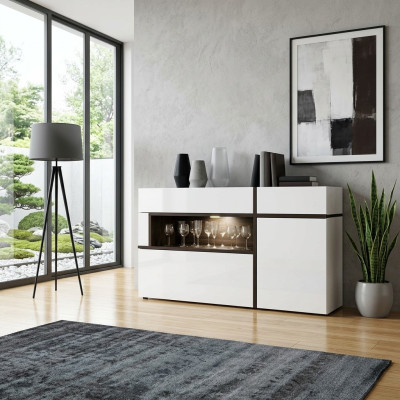 Komplekts modernais dzīvojamais istabas mēbeļu dizains Luxus Holzkommode balts mēbelēm